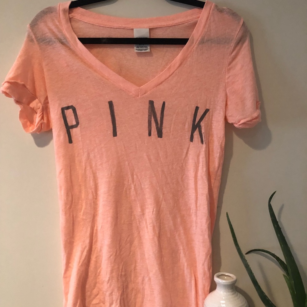 Pink v neck